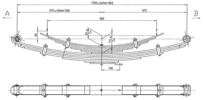 ISU-39 - Multileaf Leaf Spring