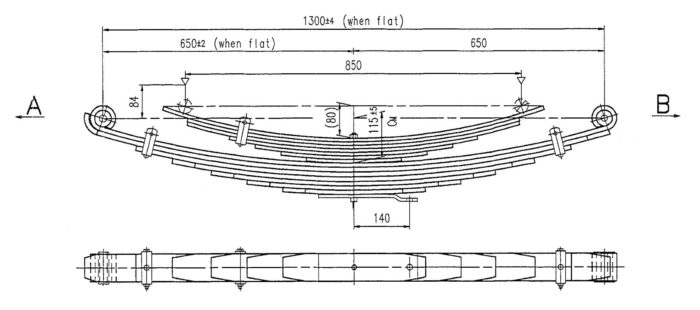 ISU-47 - Multileaf Leaf Spring