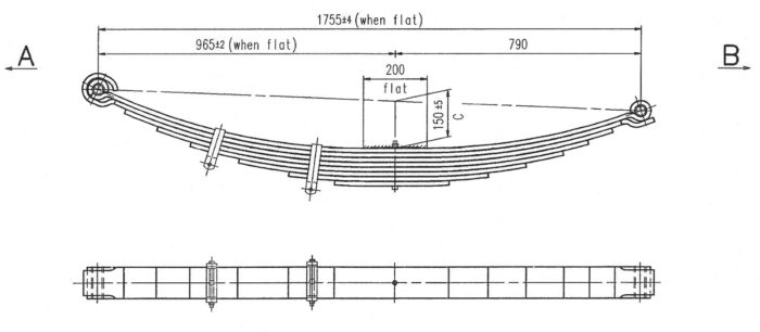 FL-01 - Multileaf Leaf Spring
