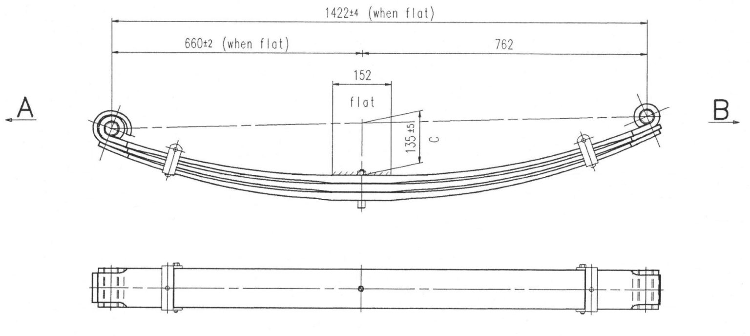 FL06P Parabolic Leaf Spring West Coast Suspensions