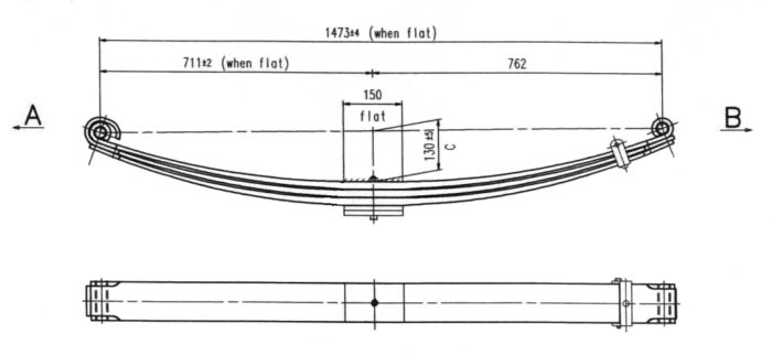 FOR-13P - Parabolic Leaf Spring