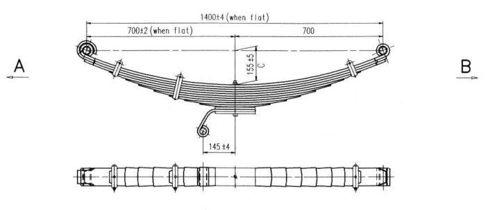 HIN-23 - Multileaf Leaf Spring