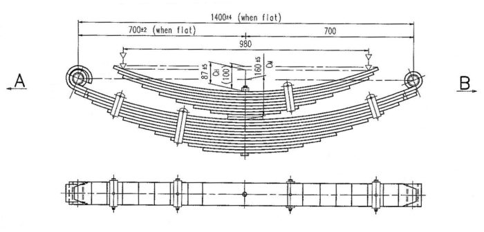 HIN-26 - Multileaf Leaf Spring