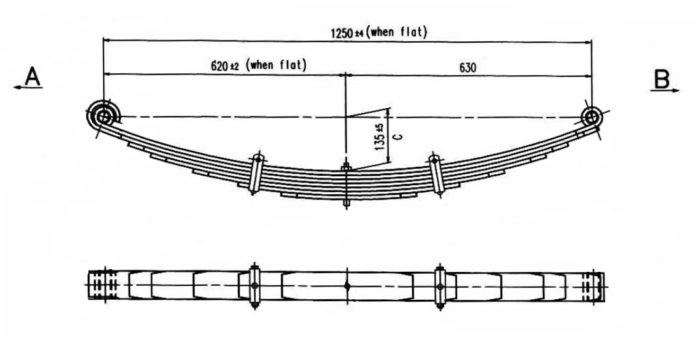 HIN-28 - Multileaf Leaf Spring