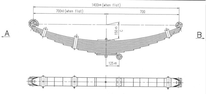 HIN-30 - Multileaf Leaf Spring