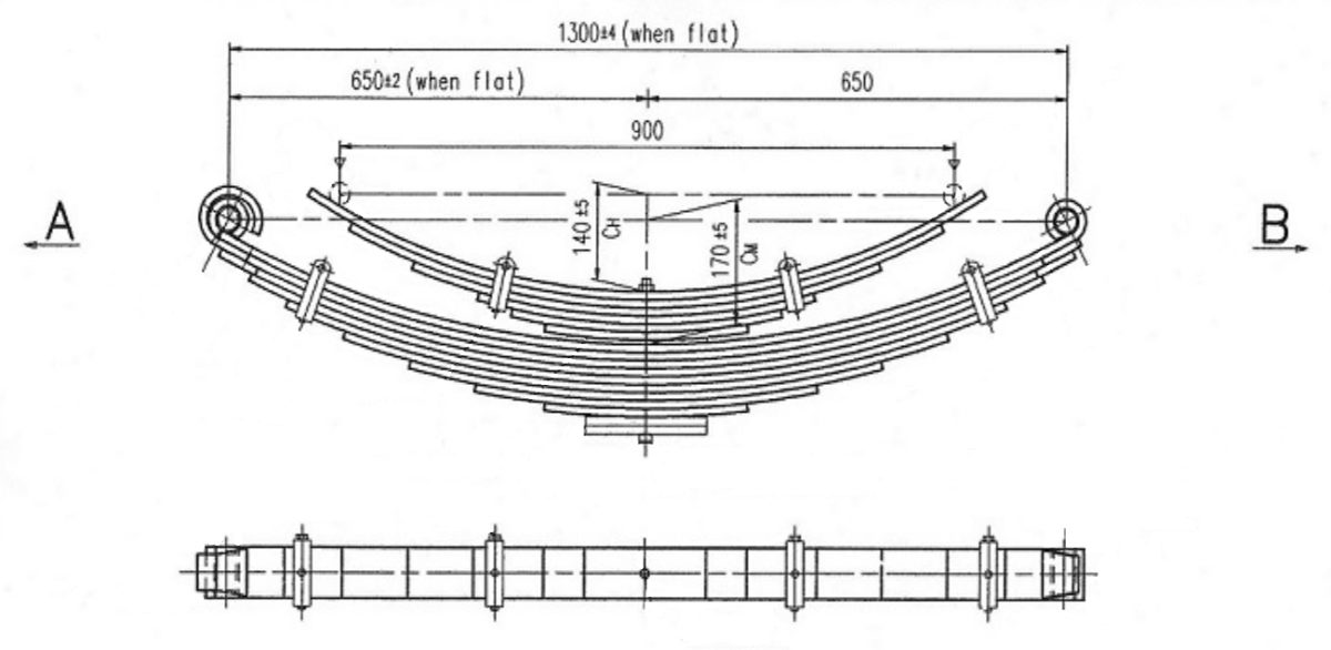 HIN32 Multileaf Leaf Spring West Coast Suspensions