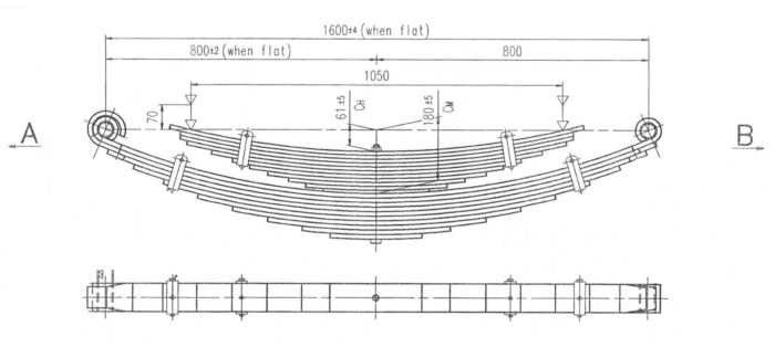 UD-12 - Multileaf Leaf Spring