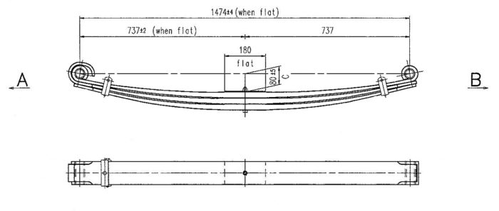 INT-16PHD - Parabolic Leaf Spring