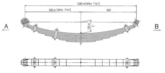 HIN-35 - Multileaf Leaf Spring
