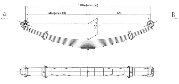 ISU-25 - Multileaf Leaf Spring
