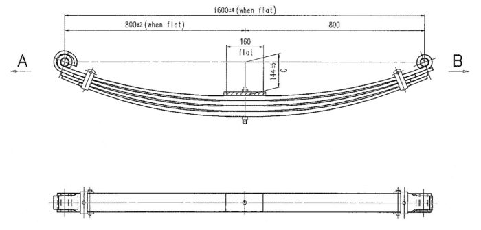 ISU-33P - Parabolic Leaf Spring