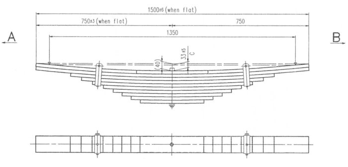 ISU-45 - Multileaf Leaf Spring