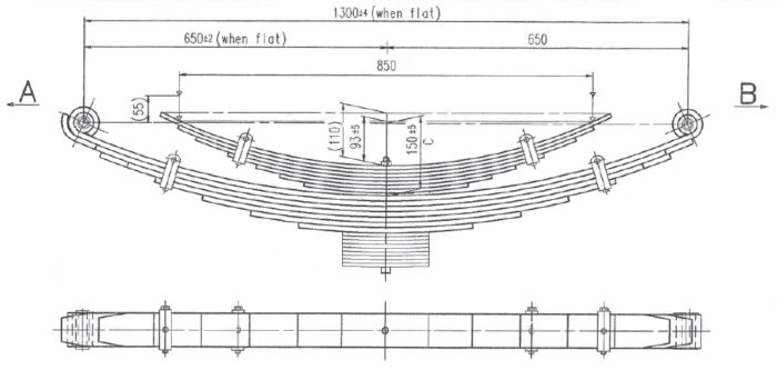 ISU-55 - Multileaf Leaf Spring