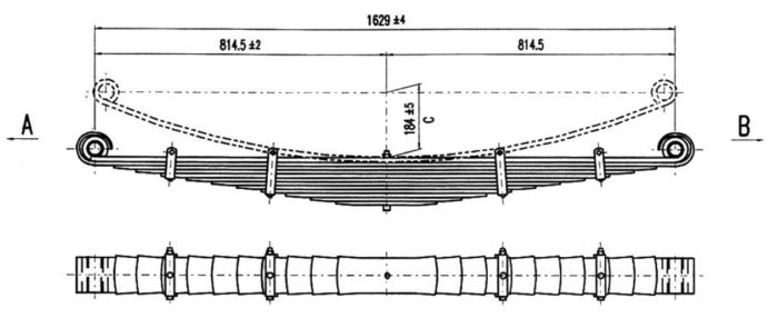KW-1160 - Multileaf Leaf Spring