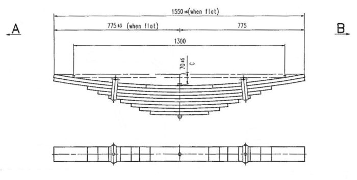 UD-04H - Multileaf Leaf Spring