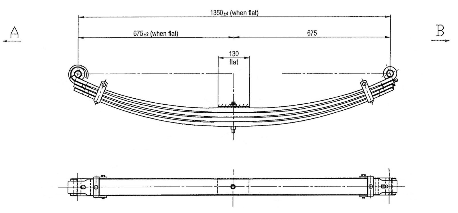 ISU54  Multileaf Leaf Spring  West Coast Suspensions