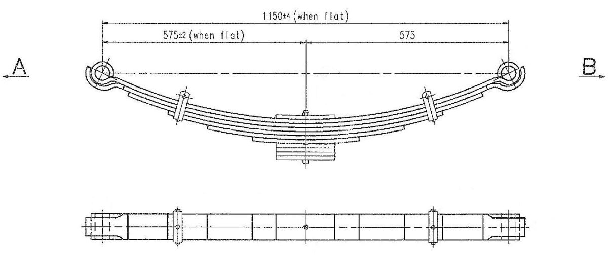 MIT18 Multileaf Leaf Spring West Coast Suspensions