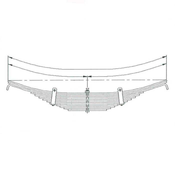 BPW VB – Multileaf Leaf Spring