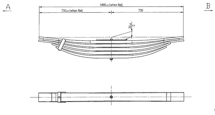 MIT-08P - Parabolic Leaf Spring