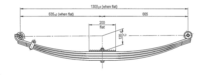 ISU-54P - Parabolic Leaf Spring