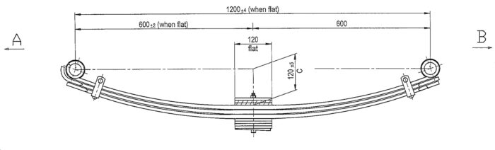 MIT-09P - Parabolic Leaf Spring