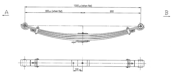 ISU-36P - Parabolic Leaf Spring